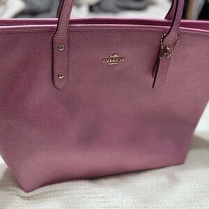 Coach Pink Tote Bag